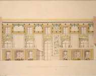 Cameron Charles Window Elevation of the Chinese Hall in the Catherine Palace at Tsarskoye Selo - Hermitage